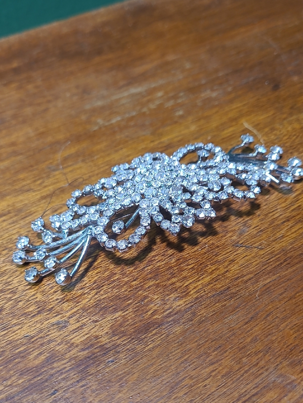 Crystal Rhinestone Brooch - Picture 2 of 4